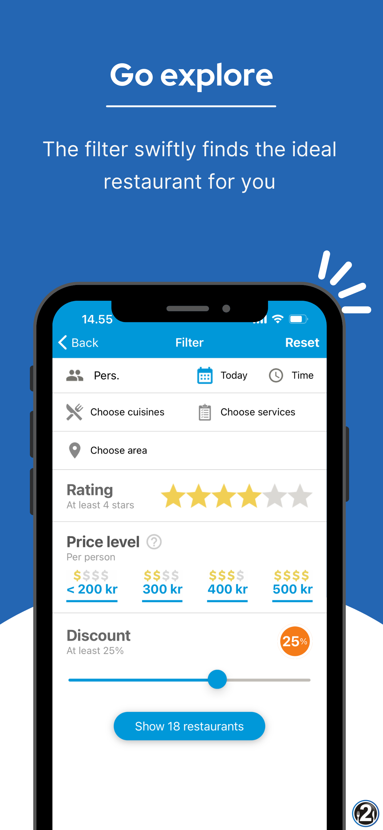 R2N - Discount on Restaurants