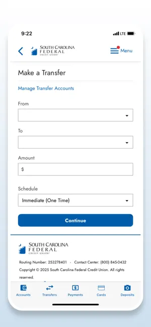SC Federal Credit Union screenshot 3