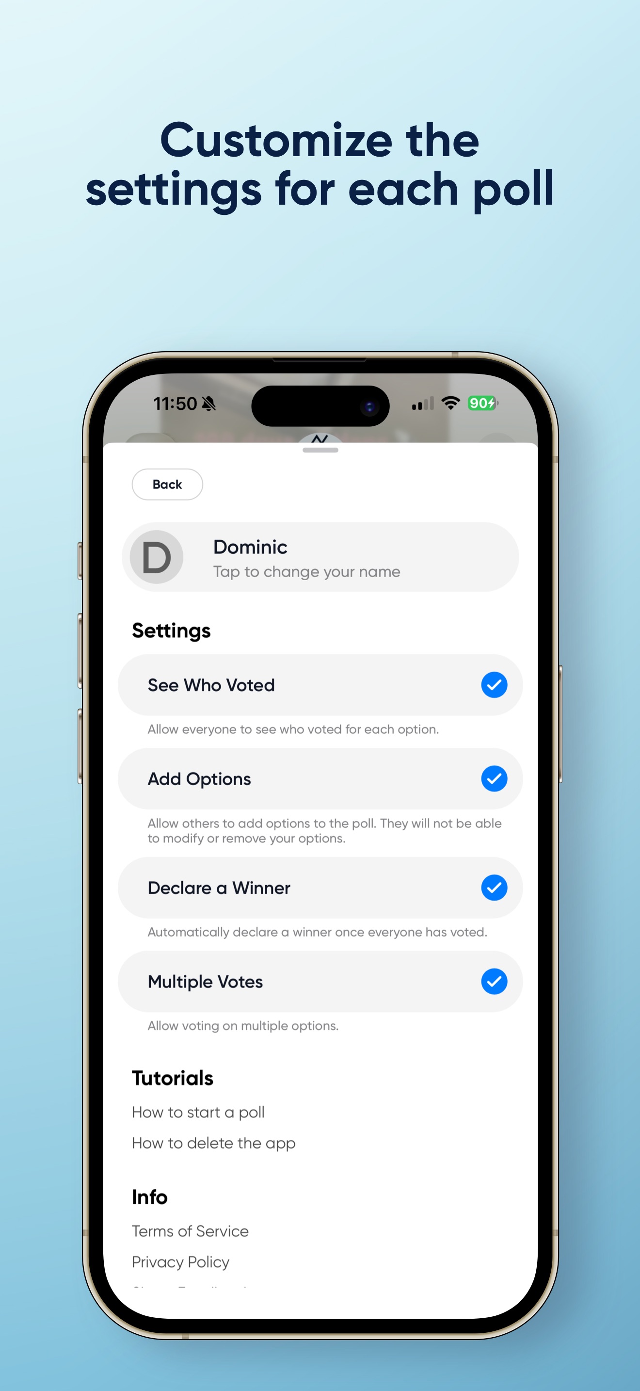 Polls for iMessage screenshot 6