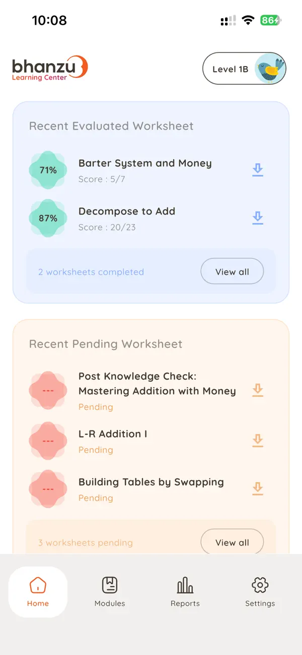 #2. Bhanzu center connect (iOS) By: Neelakantha Prakash