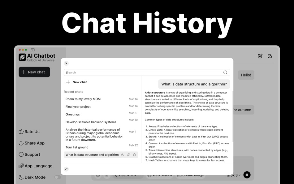 #10. G.AI: Ask AI Chatbot Assistant (macOS) 게시자: Muhammad Usama Amin