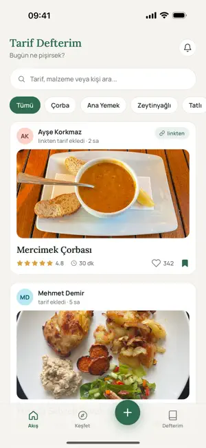 Tarif Defterim: Yemek Kitabım screenshot 1
