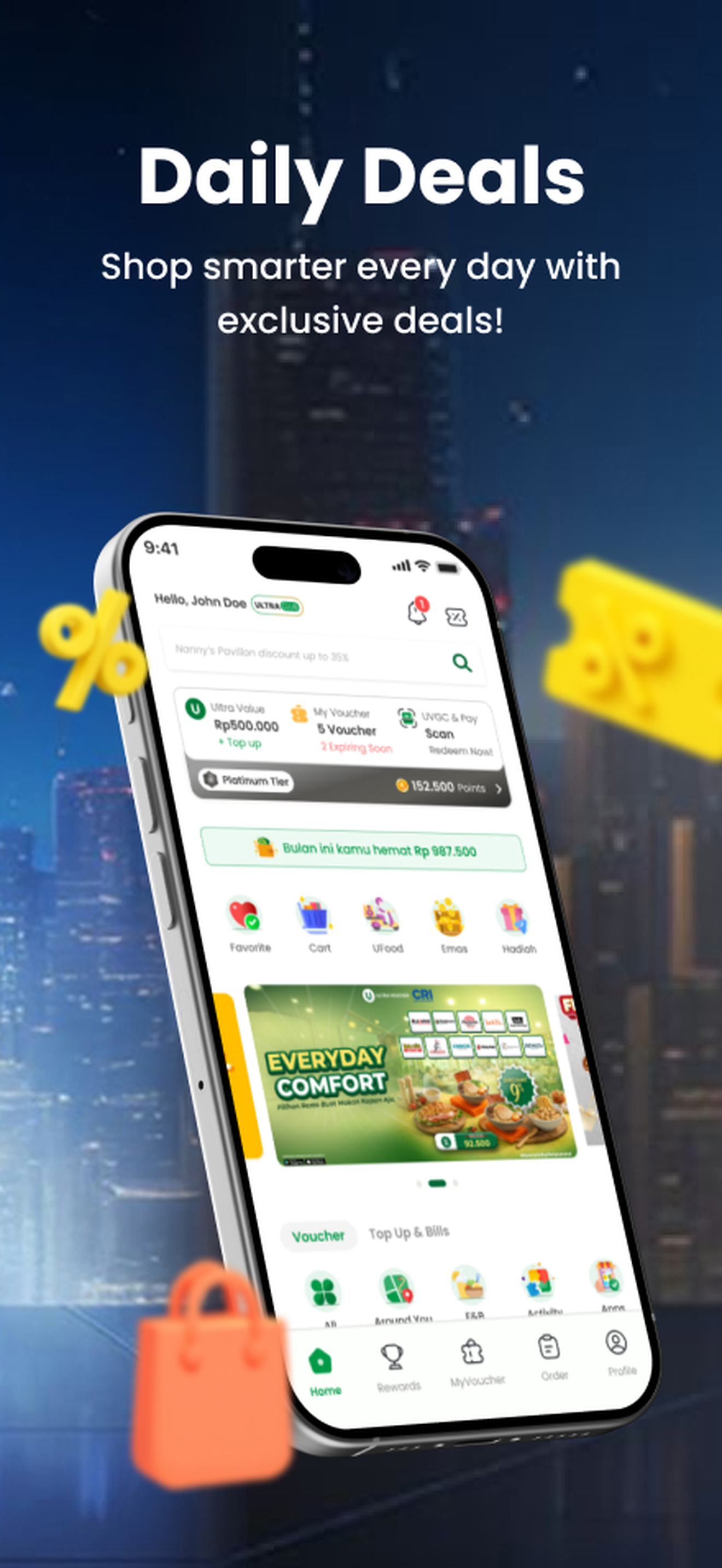 UltraVoucher: Diskon & UFood