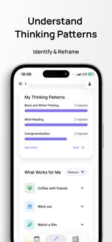 CBT Thought Diary - Viven screenshot