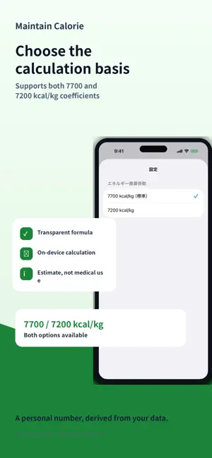 Maintain Calorie screenshot 2