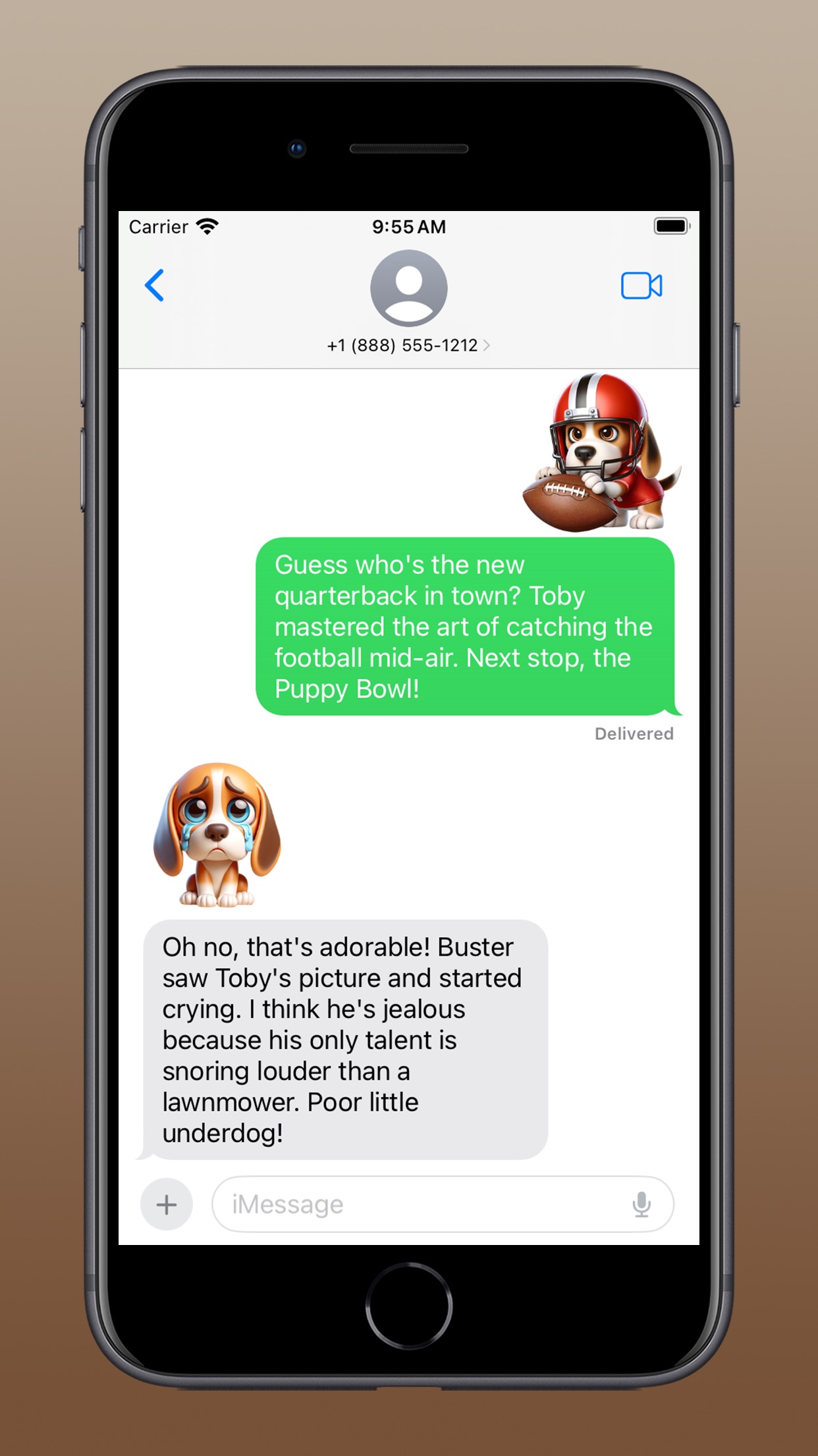 Screenshot do app Beagle Bruno Stickers