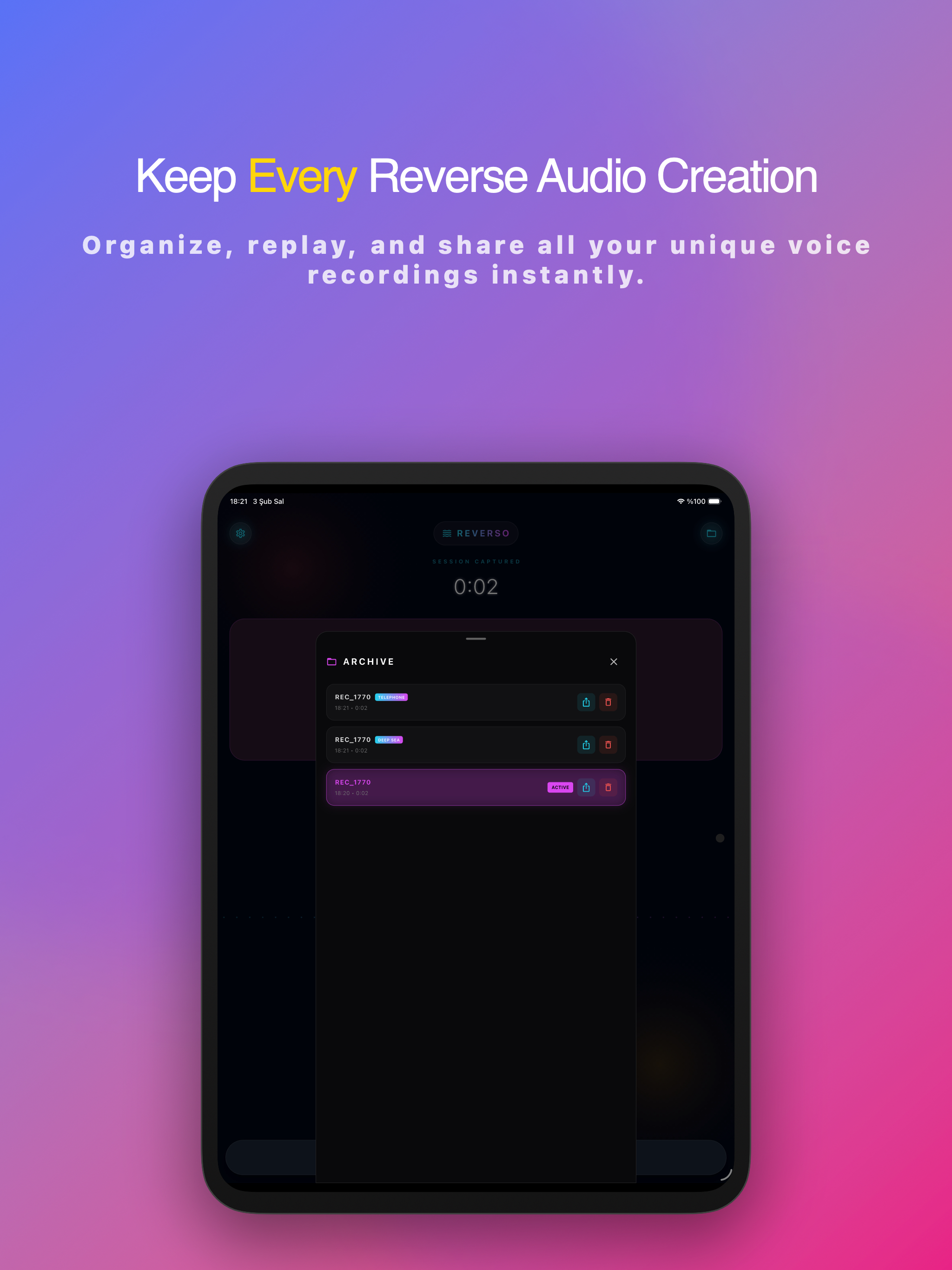 Reverse Audio : Reverso