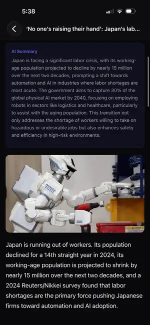 Context News screenshot 2
