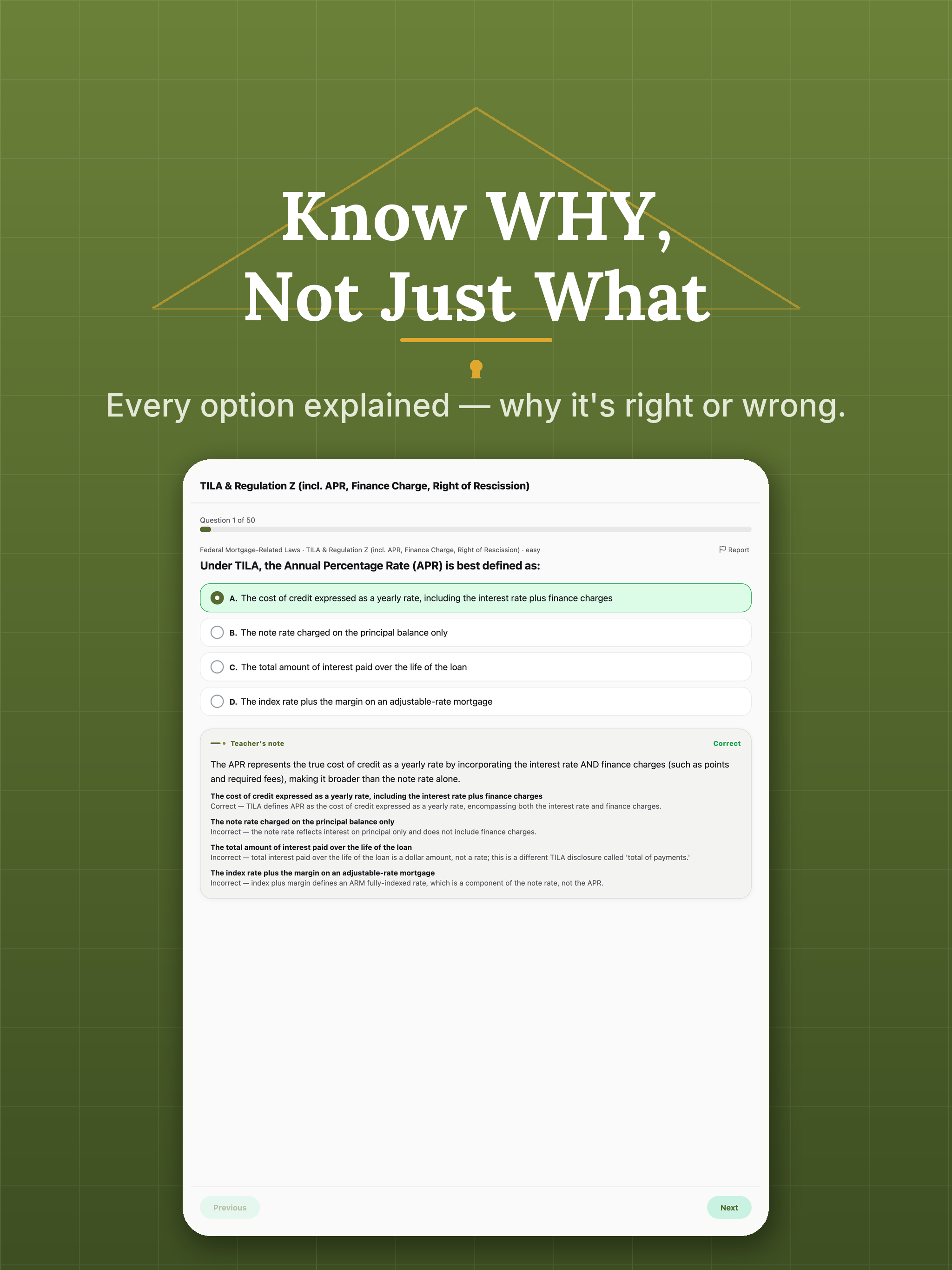 MLO Exam Prep — NMLS SAFE Test screenshot 6