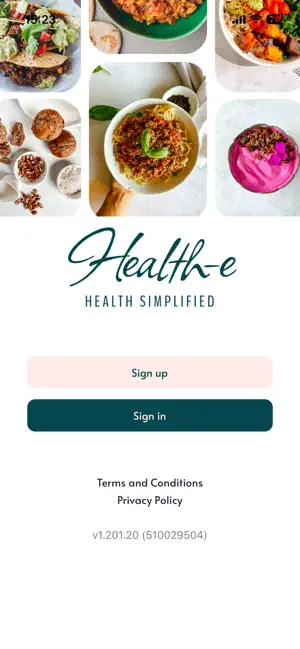 Health-e Simplified iPhone screenshot 1