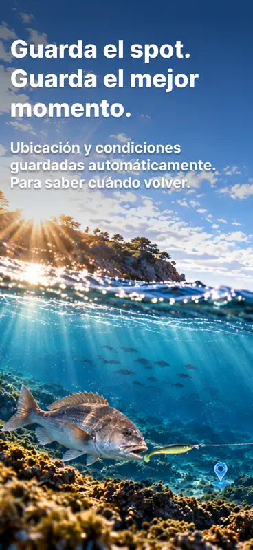 Capta: Pesca GPS, Mapa y Clima screenshot 1 of 10