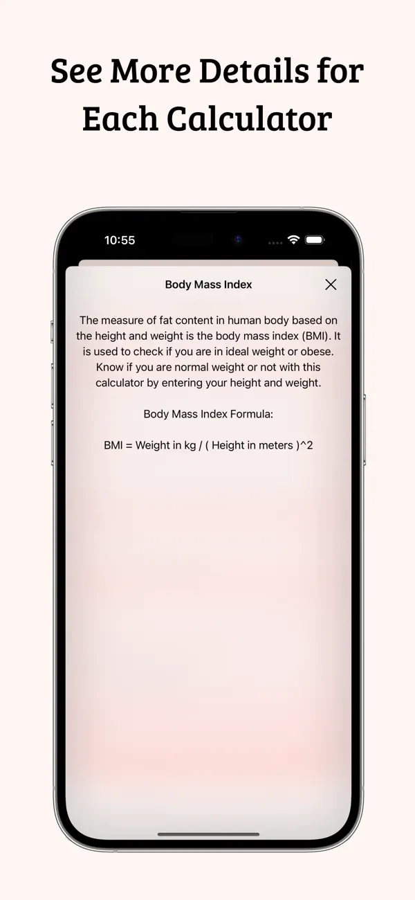 Screenshot #3 pour Health Calculator