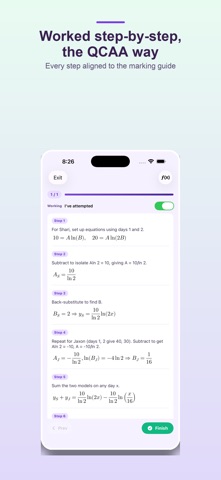QCAA Study Math Methods iPhone screenshot