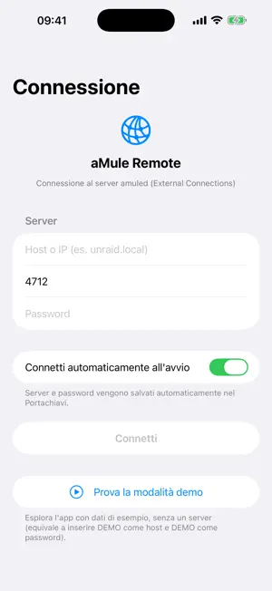 aMule Remote screenshot 1