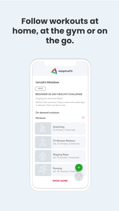 Screenshot 4 of AdaptiveFit App