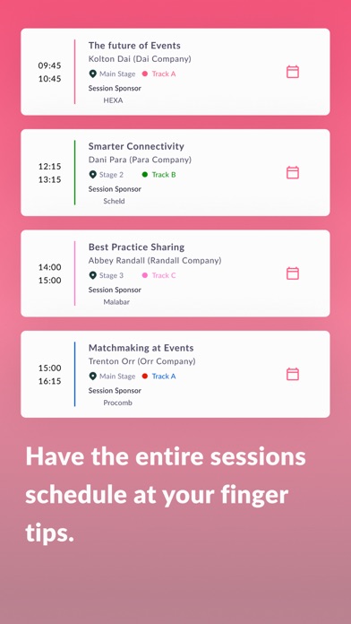 MarketforceLive Events Screenshot