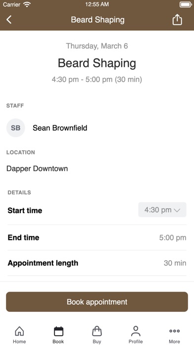 DAPPER BARBER CLUB Screenshot 3 - AppWisp.com DAPPER BARBER CLUB Screenshot 3 - AppWisp.com