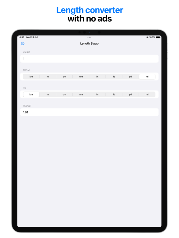 Screenshot #4 pour Length Swap: Length Converter