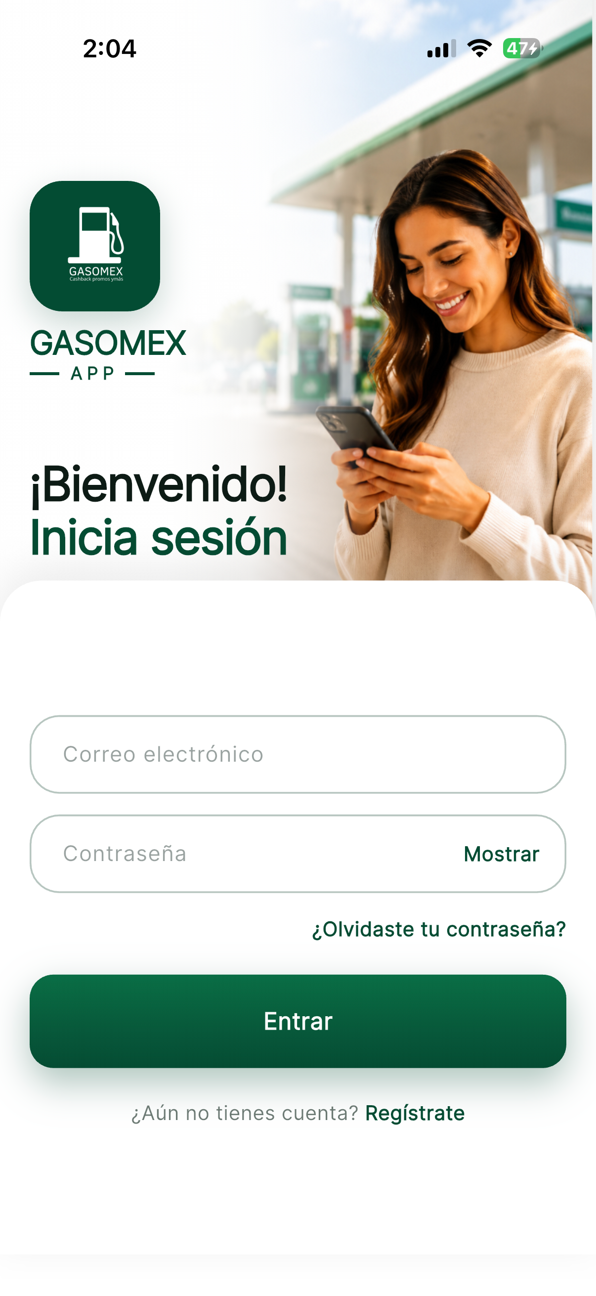 Gasomex App screenshot 2