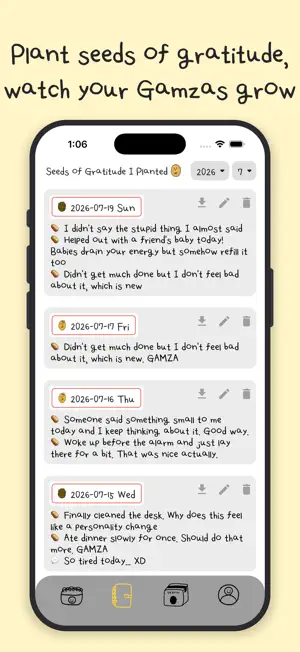 Gamza Diary: Gratitude Journal screenshot 3
