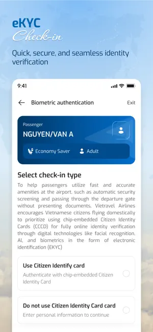 Vietravel Airlines iPhone screenshot 4