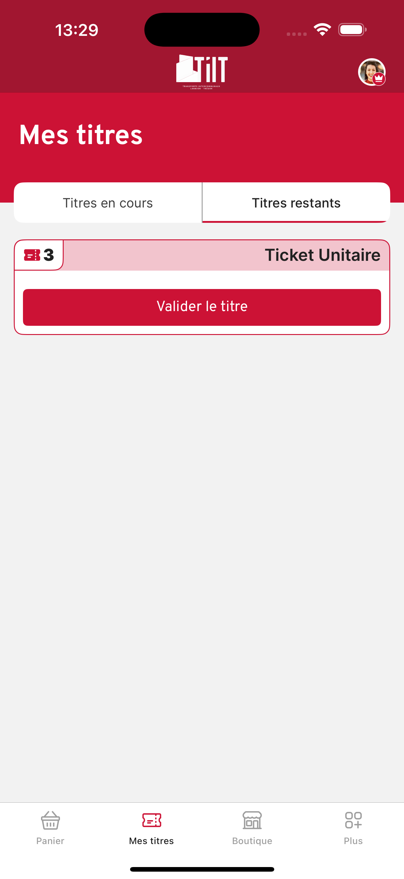 e-ticket TILT