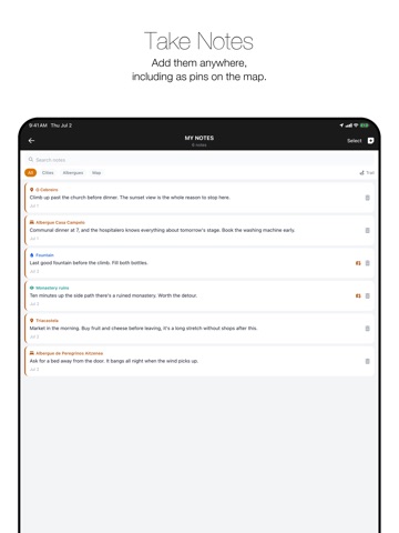 Wise Pilgrim Camino Francés App Store preview screenshot 20