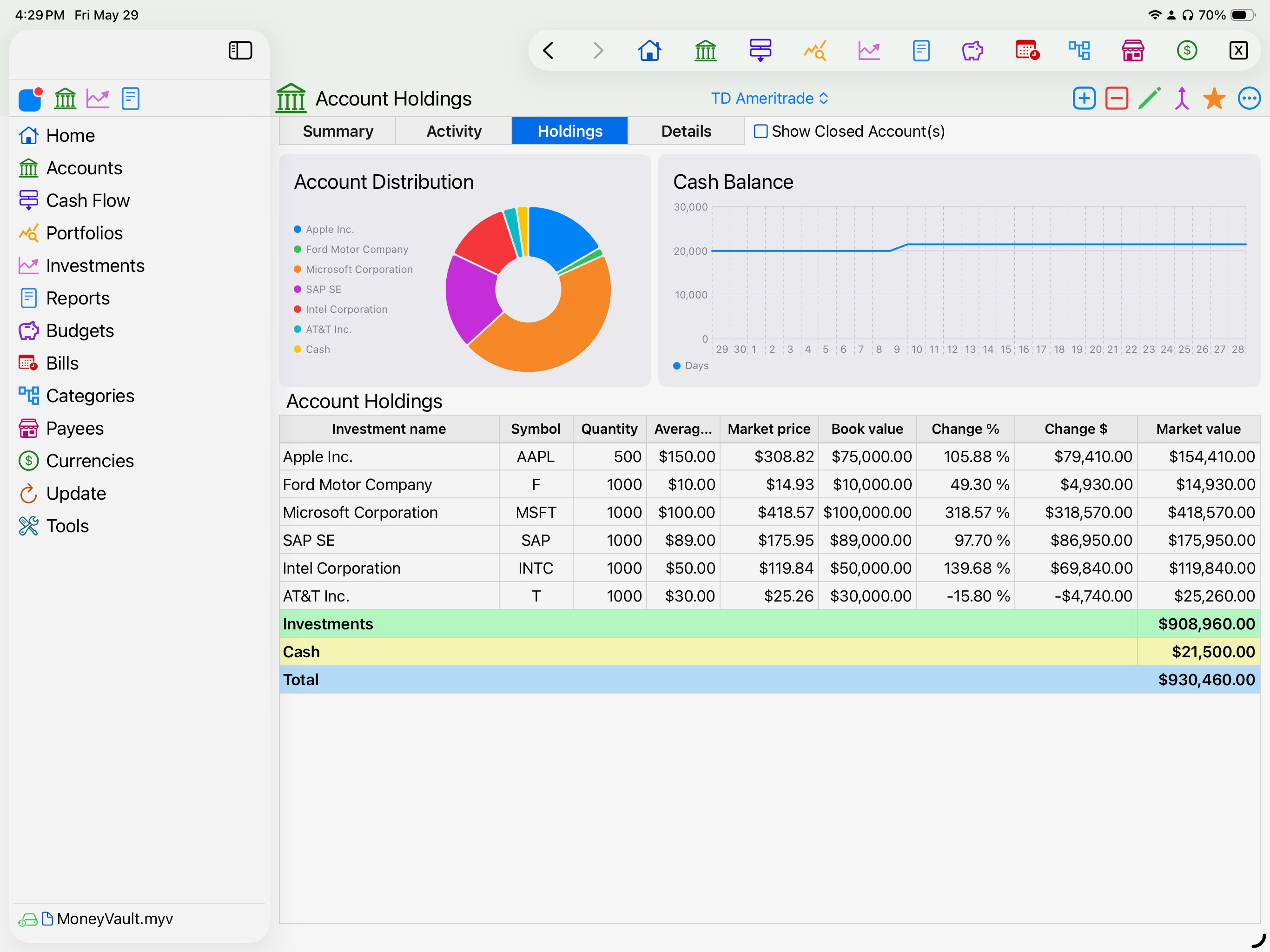 MoneyVault screenshot 5