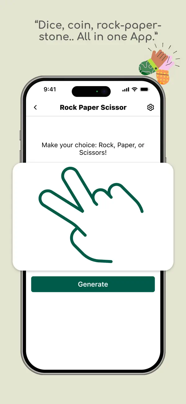 #6. Rollify: Random Selection (iOS) Ved: Tayyip GUZEL