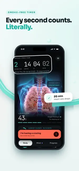 BreatheFree - Quit Smoking screenshot 3