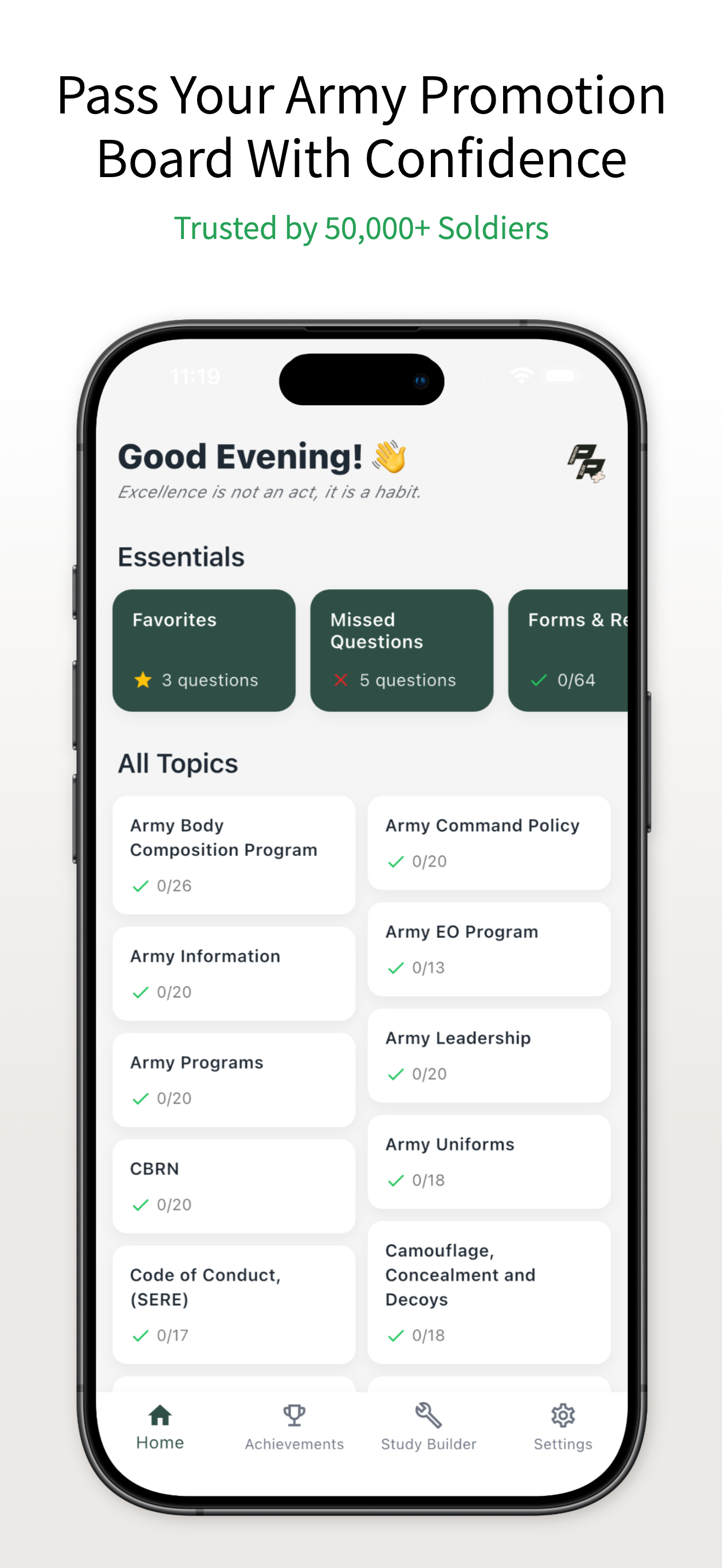 Promotion Ready - Army Board