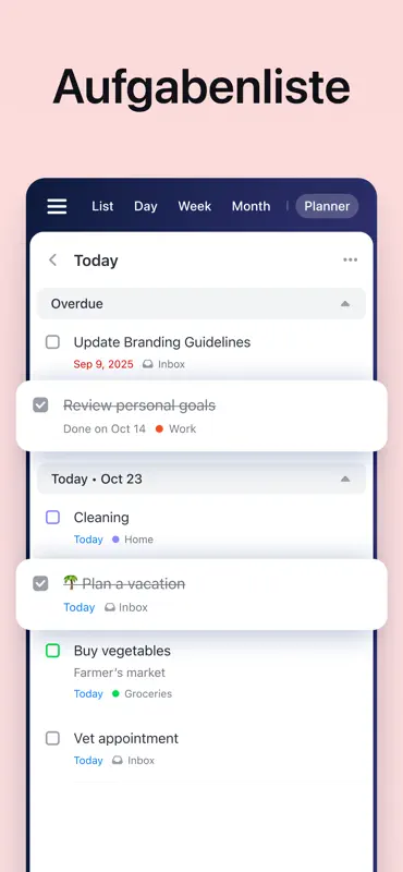 Calendars・Daily Planner, To do screenshot 5 of 10