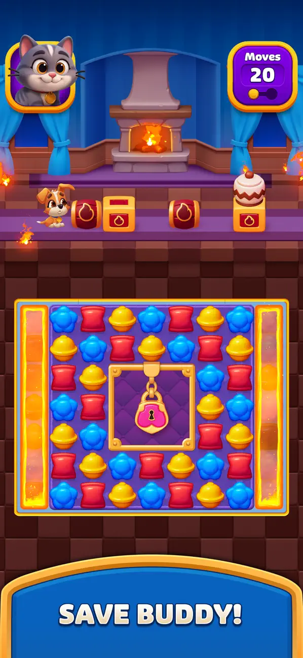 #1. Pet Panic (iOS) By: Queen Digital Entertainment