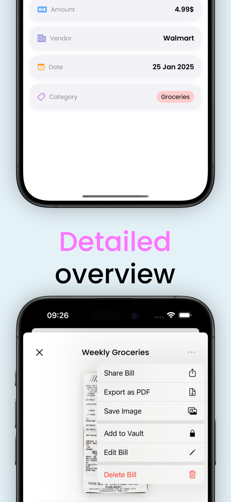 Billify: Scan your bills screenshot 7