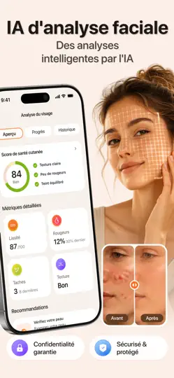 Capture d'écran de Scanner IA Santé De Peau sur iPhone 6
