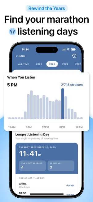 Replayd: Music Stats Wrapped screenshot 4