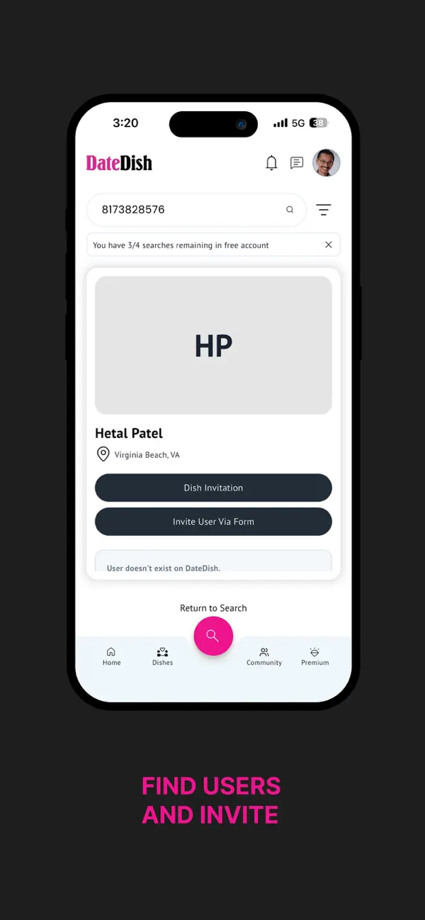 #5. DateDish (iOS) Ved: Date Dish Inc.