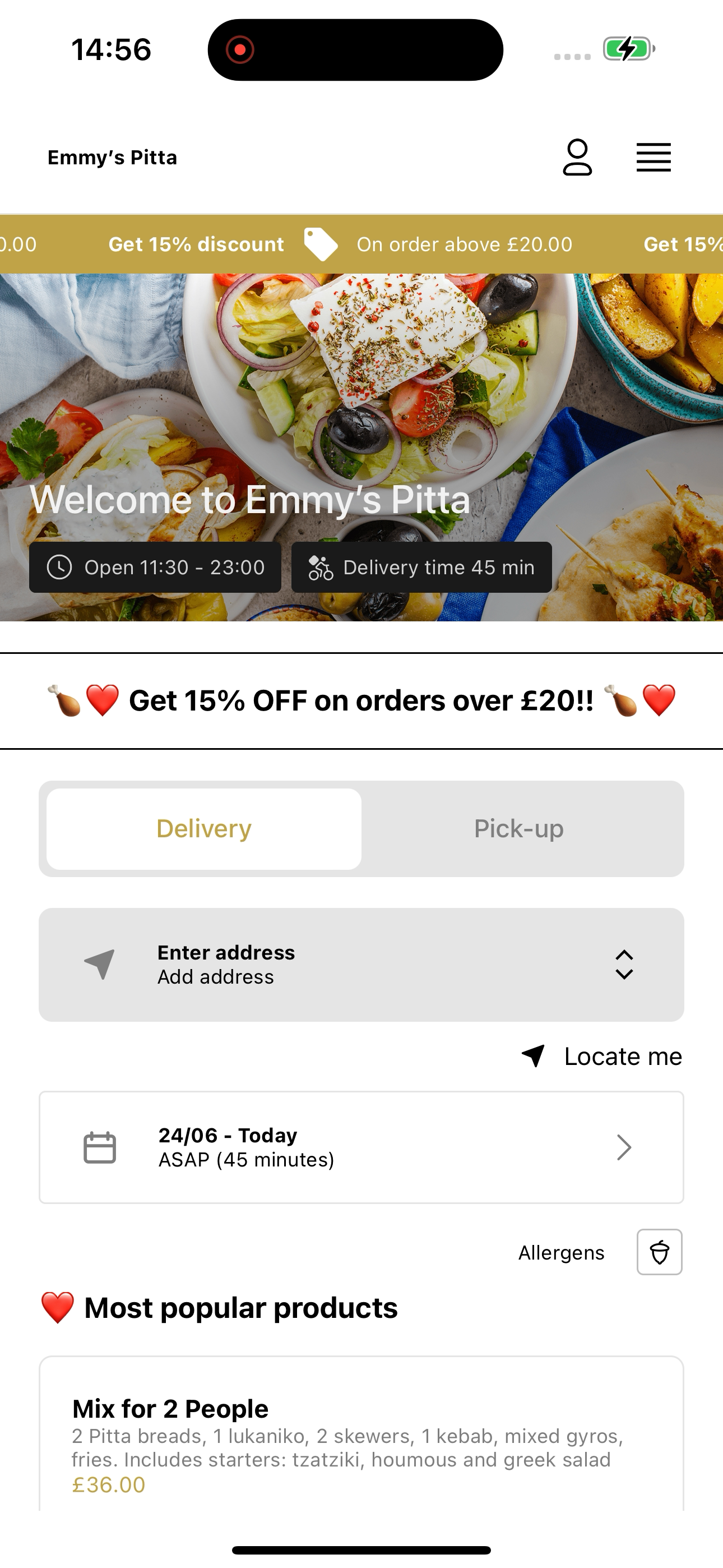 Emmy’s Pitta