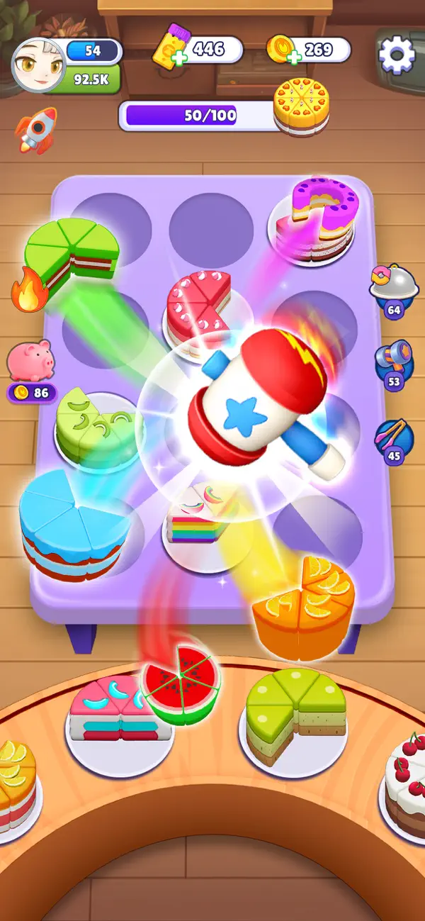 Screenshot #2 pour Cake Sort - Trier les gâteaux