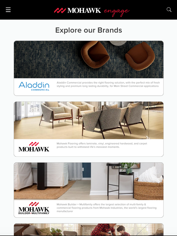Mohawk Engage iPad screenshot 2 - Lifestyle app