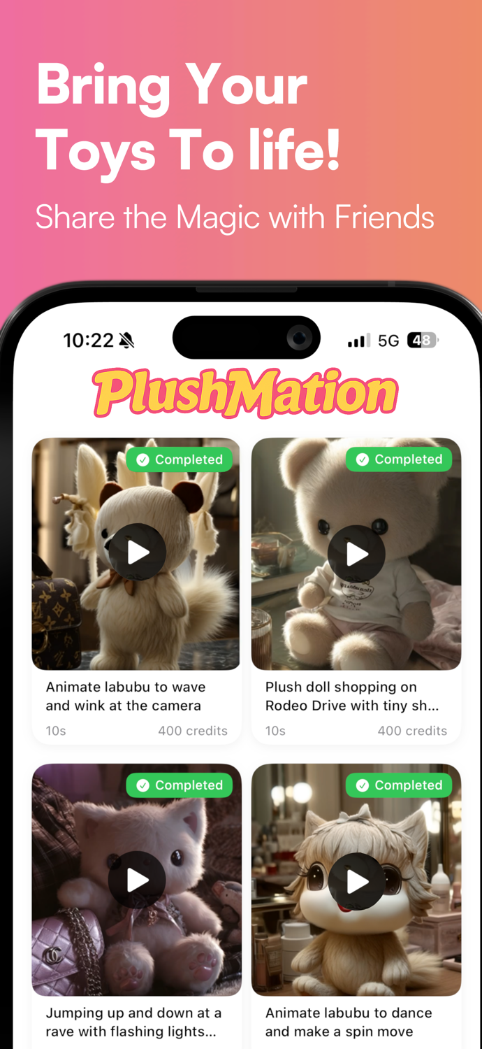PlushMation AI Toy Animator