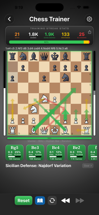 Chess Trainer: Opening Drills Screenshot 3 of 3