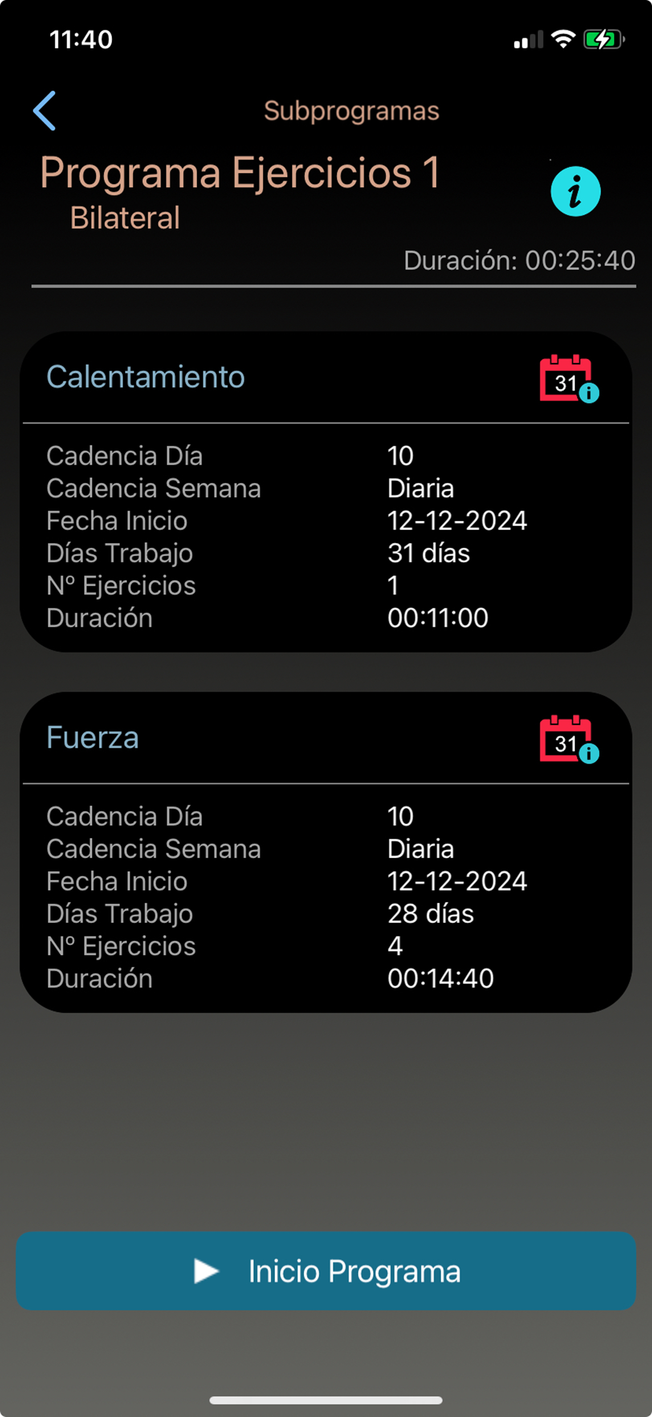 Ejercicio Saludable screenshot 3