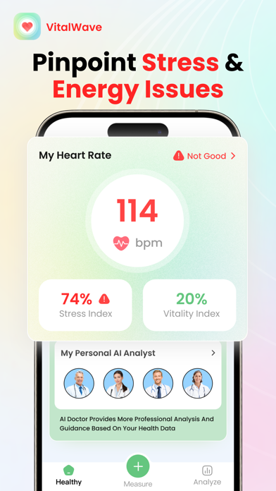 VitalWave：Heart Rate Monitor Screenshot