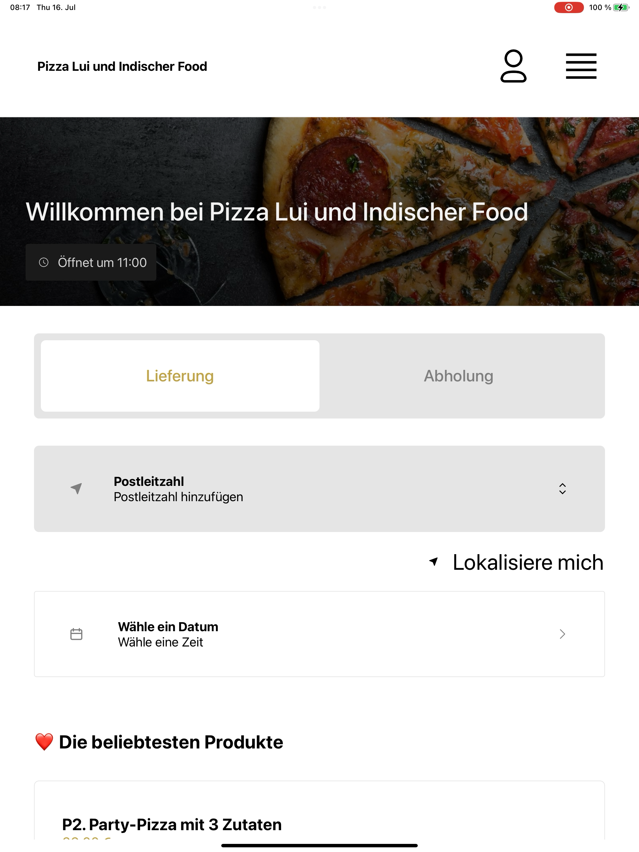 Pizza Lui und Indischer Food screenshot 9
