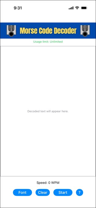 CW Decoder screenshot 4