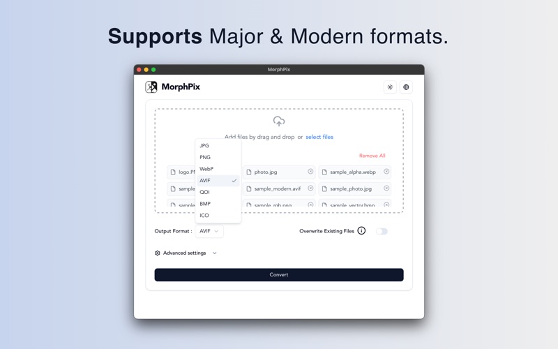 App screenshot