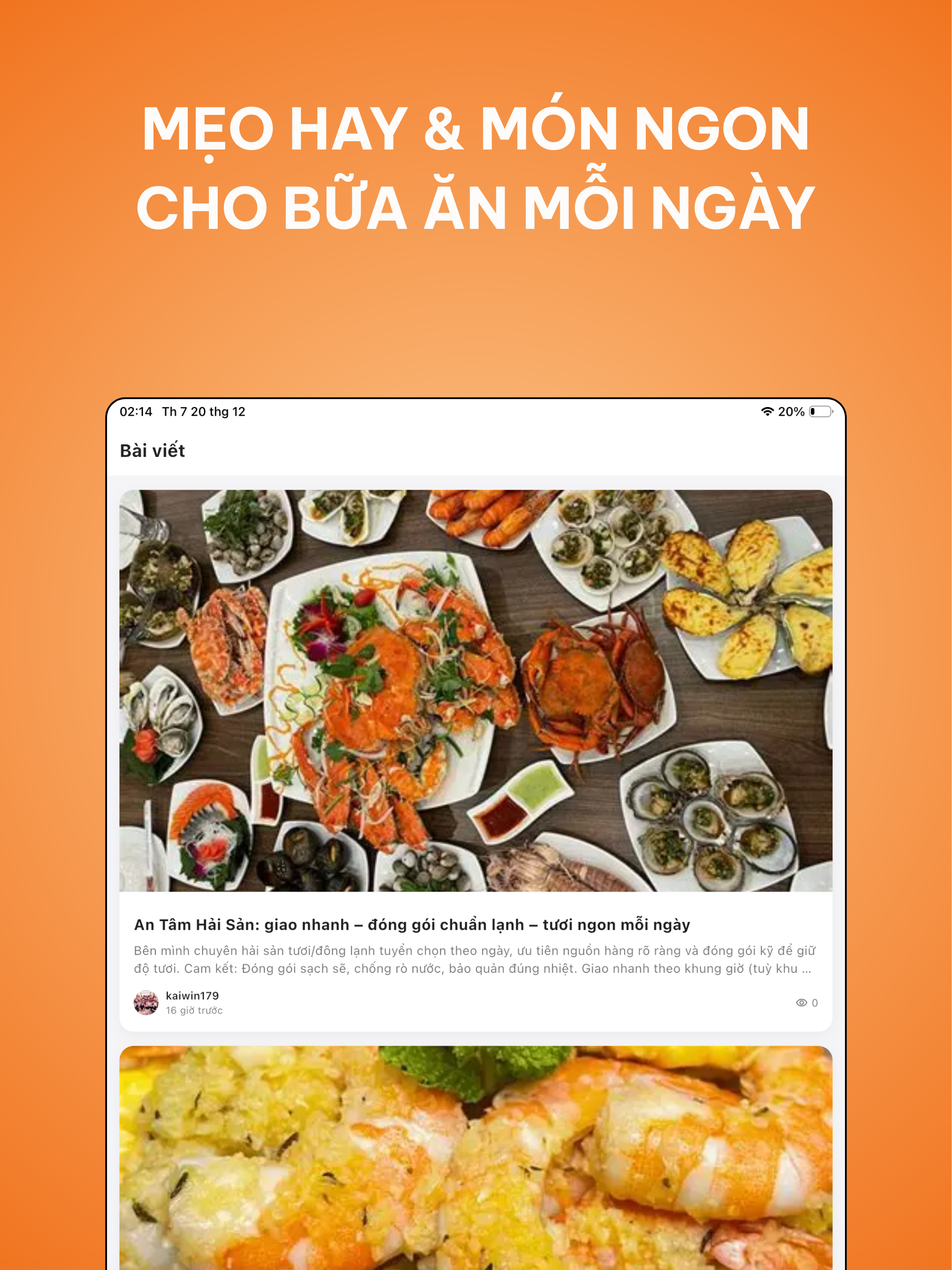 An Tâm Food: Đặt Hải Sản screenshot 13