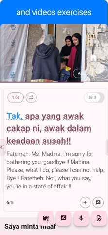 Malay - Listening Speaking Screenshot 5 of 8