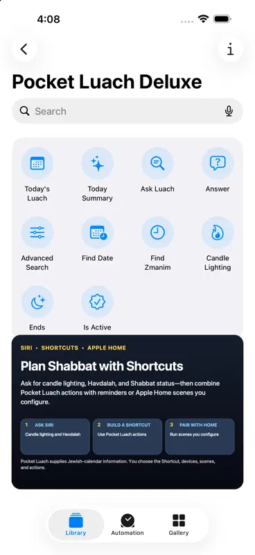 Pocket Luach Deluxe screenshot 8 of 9